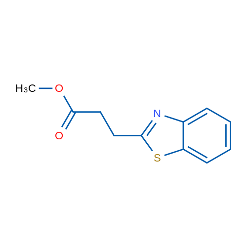 Methyl 3-(benzo[d]thiazol-2-yl)propanoate 1g