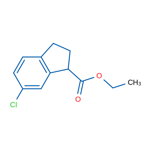 Ethyl 6-chloro-2,3-dihydro-1H-indene-1-carboxylate 1g