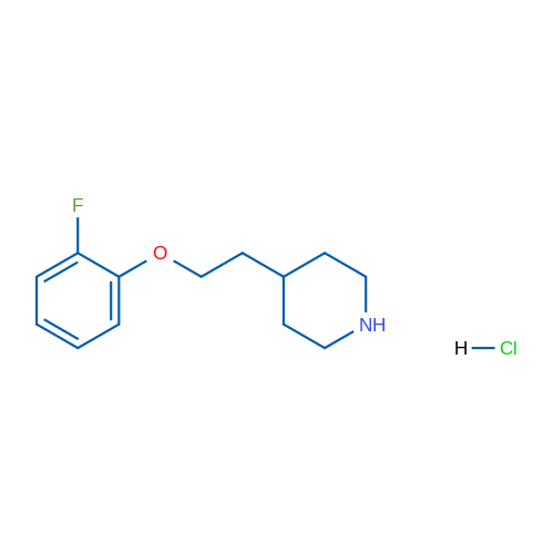 4-(2-(2-Fluorophenoxy)ethyl)piperidine hydrochloride 5g