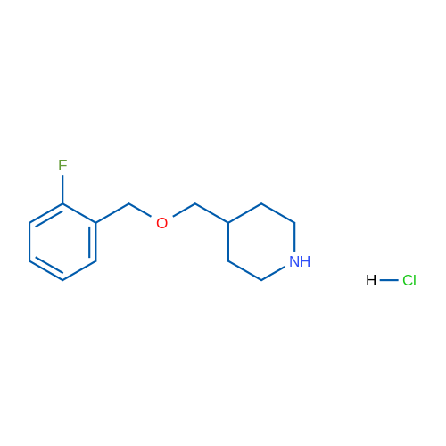 4-(((2-Fluorobenzyl)oxy)methyl)piperidine hydrochloride 5g