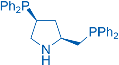 (2S,4S)-4-(Diphenylphosphino)-2-((diphenylphosphino)methyl)pyrrolidine 100mg