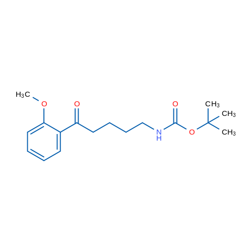 5-(N-boc-amino)-2'-methoxypentanophenone 1g