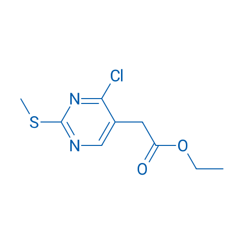 Ethyl 2-(4-chloro-2-(methylthio)pyrimidin-5-yl)acetate 100mg