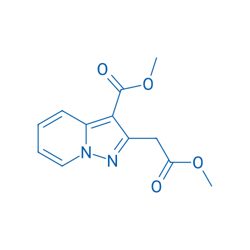 Methyl 2-(2-methoxy-2-oxoethyl)pyrazolo[1,5-a]pyridine-3-carboxylate 250mg