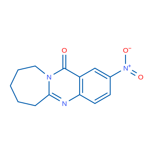2-Nitro-6H,7H,8H,9H,10H,12H-azepino[2,1-b]quinazolin-12-one 1g