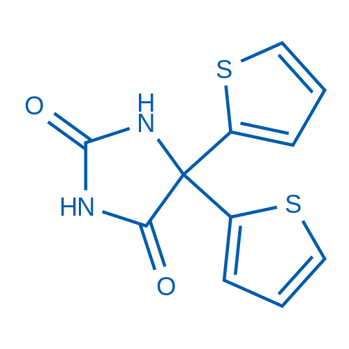5,5-Di(thiophen-2-yl)imidazolidine-2,4-dione 100mg