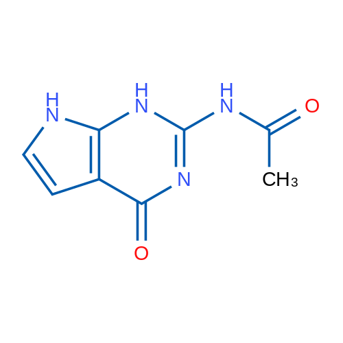 N-(4-Oxo-4,7-dihydro-1H-pyrrolo[2,3-d]pyrimidin-2-yl)acetamide 1g