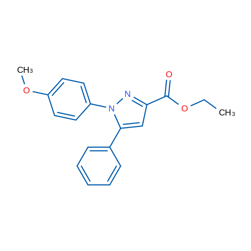 Ethyl 1-(4-methoxyphenyl)-5-phenyl-1H-pyrazole-3-carboxylate 1g
