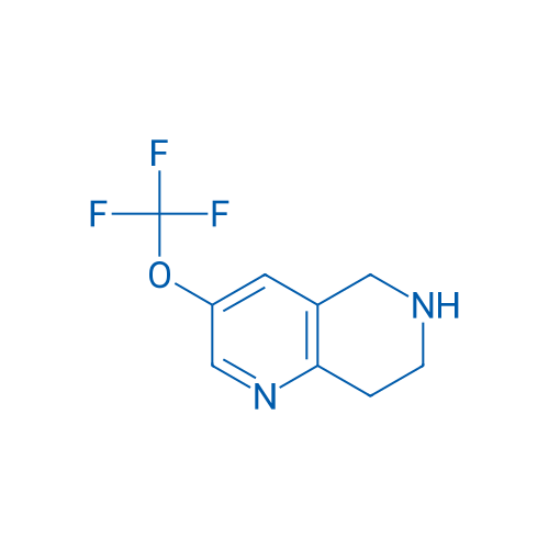 3-(Trifluoromethoxy)-5,6,7,8-tetrahydro-1,6-naphthyridine 1g