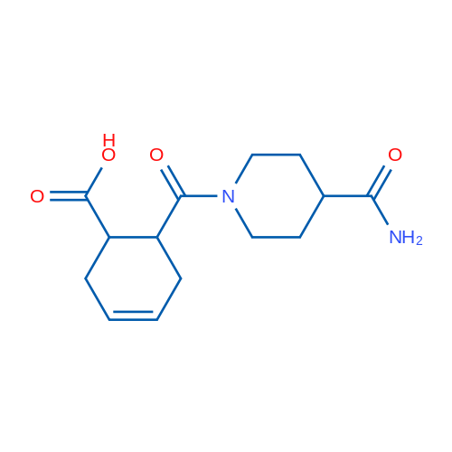 6-(4-Carbamoylpiperidine-1-carbonyl)cyclohex-3-enecarboxylic acid 5g