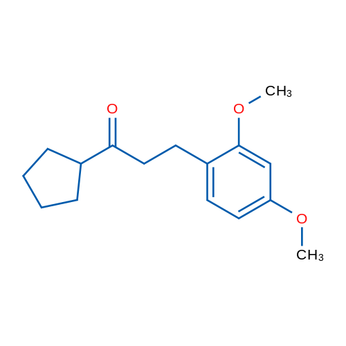 1-Cyclopentyl-3-(2,4-dimethoxyphenyl)propan-1-one 5g