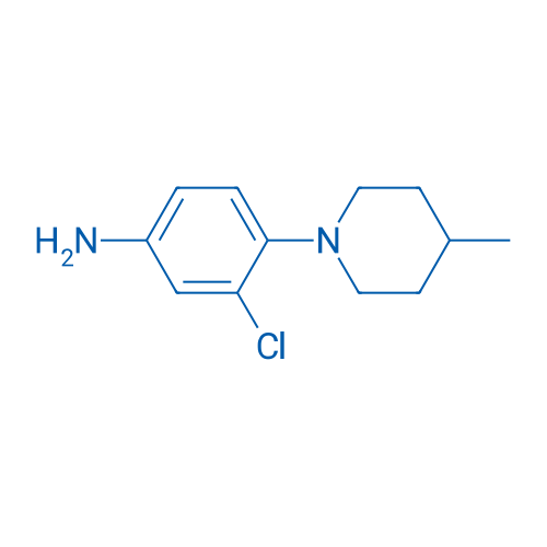 3-Chloro-4-(4-methylpiperidin-1-yl)aniline 250mg