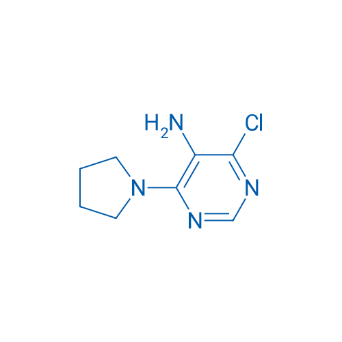 4-Chloro-6-(pyrrolidin-1-yl)pyrimidin-5-amine 1g