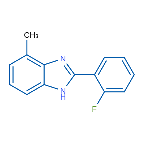 2-(2-Fluorophenyl)-4-methyl-1h-benzimidazole 5g