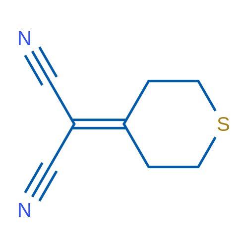 2-(Dihydro-2H-thiopyran-4(3H)-ylidene)malononitrile 1g