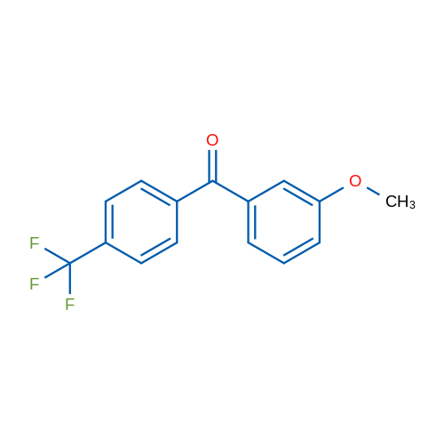 (3-Methoxyphenyl)(4-(trifluoromethyl)phenyl)methanone 1g