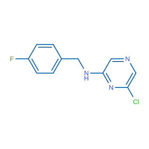 6-Chloro-n-[(4-fluorophenyl)methyl]pyrazin-2-amine 250mg