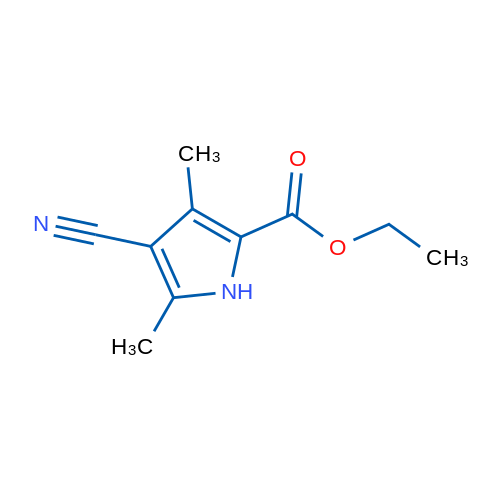 Ethyl 4-cyano-3,5-dimethyl-1H-pyrrole-2-carboxylate 1g