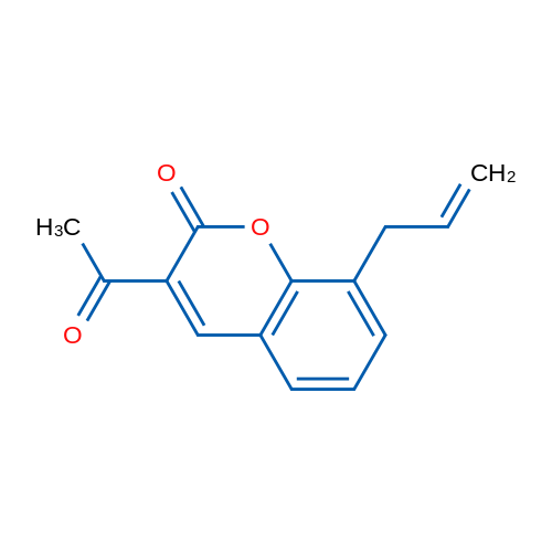 3-Acetyl-8-allyl-2H-chromen-2-one 5g