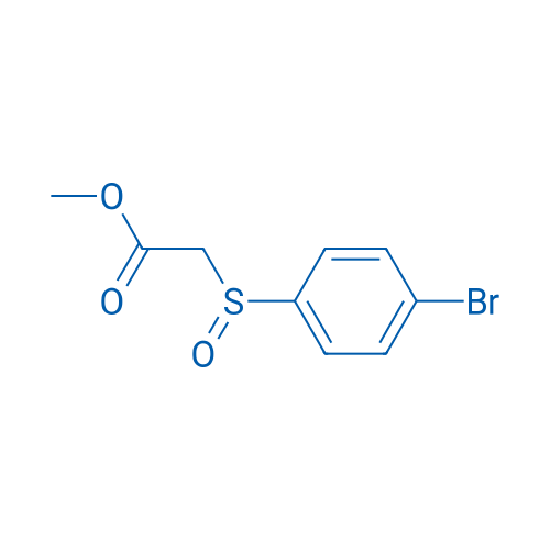 Methyl 2-(4-bromobenzenesulfinyl)acetate 250mg