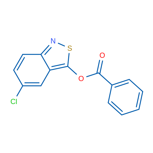 5-Chlorobenzo[c]isothiazol-3-yl benzoate 1g