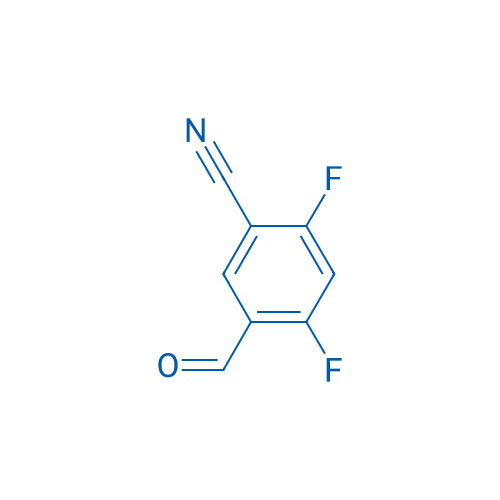 2,4-Difluoro-5-formylbenzonitrile 250mg