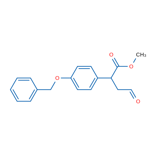 Methyl 2-(4-(benzyloxy)phenyl)-4-oxobutanoate 1g