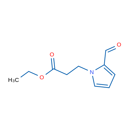 Ethyl 3-(2-formyl-1H-pyrrol-1-yl)propanoate 1g