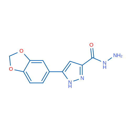 5-(Benzo[d][1,3]dioxol-5-yl)-1H-pyrazole-3-carbohydrazide 1g