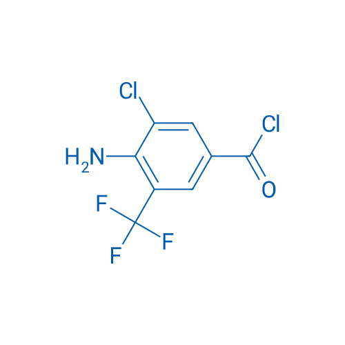 4-Amino-3-chloro-5-(trifluoromethyl)benzoyl chloride 100mg