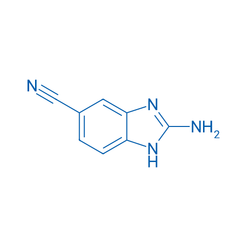 2-Amino-1H-benzo[d]imidazole-5-carbonitrile 250mg