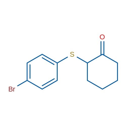 2-[(4-Bromophenyl)sulfanyl]cyclohexan-1-one 1g
