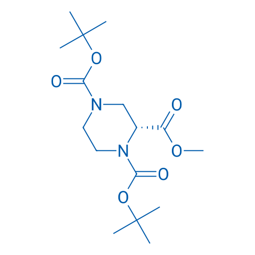 (R)-1,4-Di-tert-butyl 2-methyl piperazine-1,2,4-tricarboxylate 100mg