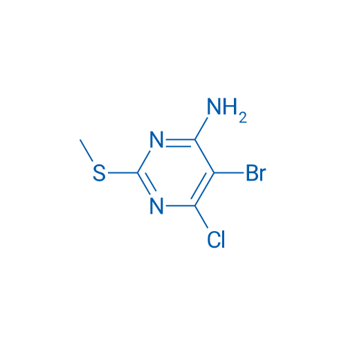 5-Bromo-6-chloro-2-(methylthio)pyrimidin-4-amine 100mg