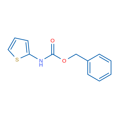 Benzyl thiophen-2-ylcarbamate 5g