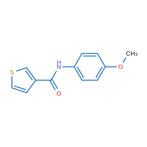 N-(4-Methoxyphenyl)thiophene-3-carboxamide 25mg