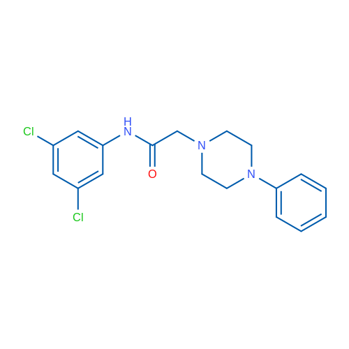 N-(3,5-Dichlorophenyl)-2-(4-phenylpiperazin-1-yl)acetamide 1g
