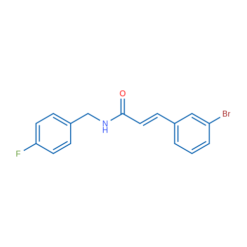 (2E)-3-(3-Bromophenyl)-N-[(4-fluorophenyl)methyl]prop-2-enamide 1g