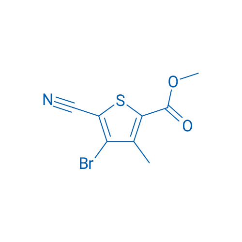 Methyl 4-bromo-5-cyano-3-methylthiophene-2-carboxylate 100mg