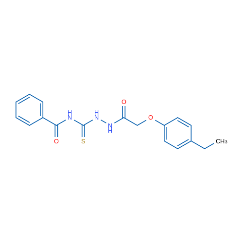 2-(4-Ethylphenoxy)-N-{[(phenylformamido)methanethioyl]amino}acetamide 1mg