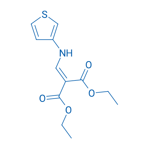 Diethyl 2-((thiophen-3-ylamino)methylene)malonate 1g