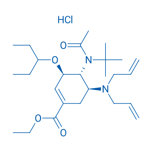 (3R,4R,5S)-Ethyl 4-(N-(tert-butyl)acetamido)-5-(diallylamino)-3-(pentan-3-yloxy)cyclohex-1-enecarboxylate hydrochloride 5g