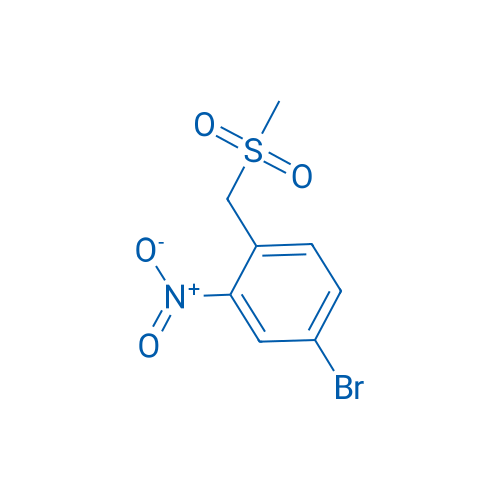 4-Bromo-1-((methylsulfonyl)methyl)-2-nitrobenzene 100mg
