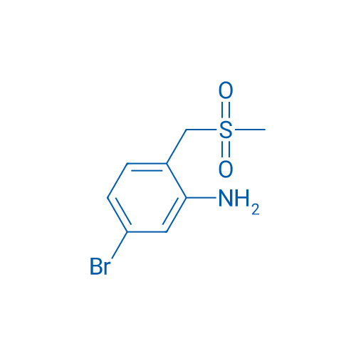 5-Bromo-2-((methylsulfonyl)methyl)aniline 250mg