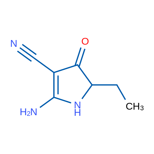 2-Amino-5-ethyl-4-oxo-4,5-dihydro-1H-pyrrole-3-carbonitrile 5g