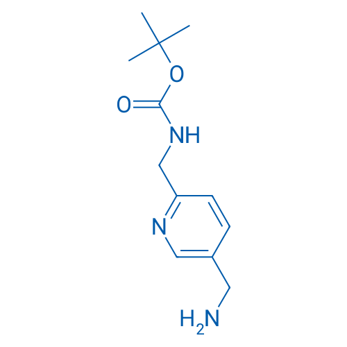 tert-Butyl ((5-(aminomethyl)pyridin-2-yl)methyl)carbamate 25mg