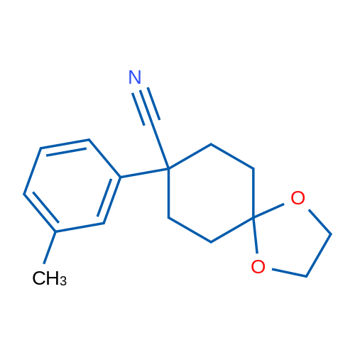 8-(m-Tolyl)-1,4-dioxaspiro[4.5]decane-8-carbonitrile 250mg