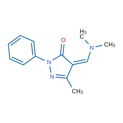 (4Z)-4-[(Dimethylamino)methylidene]-3-methyl-1-phenyl-4,5-dihydro-1H-pyrazol-5-one 1g