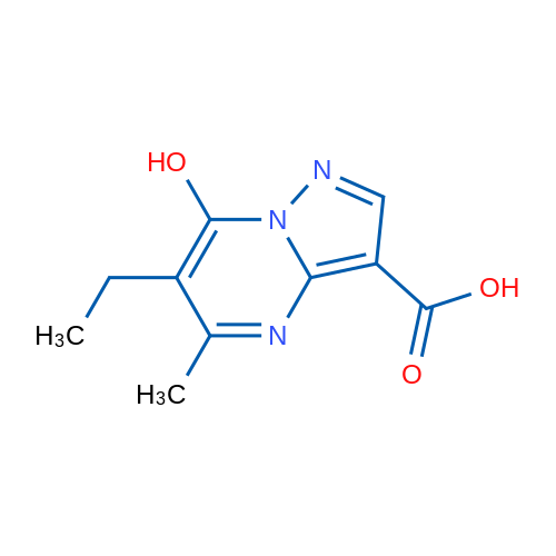 6-Ethyl-7-Hydroxy-5-methylpyrazolo[1,5-a]pyrimidine-3-carboxylic acid 1g
