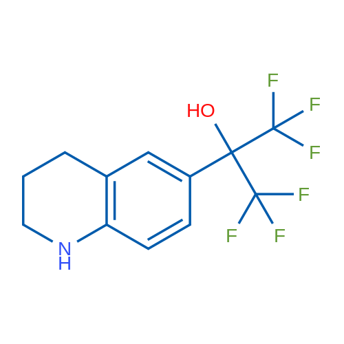 1,1,1,3,3,3-Hexafluoro-2-(1,2,3,4-tetrahydroquinolin-6-yl)propan-2-ol 250mg